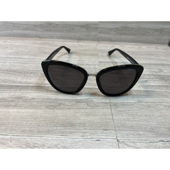 MVMT MARQUEE CAT EYE ACETATE SUNGLASSES GLOSSY BLACK/SILVER/GREY LENS With Case main image 7